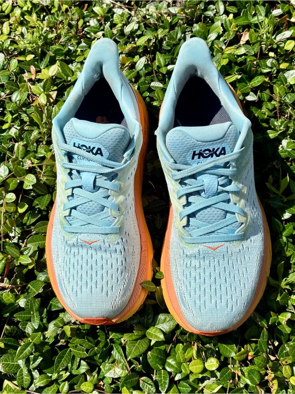 HOKA One One Clifton 8 Summer Song Ice Flow Sneakers Size 8